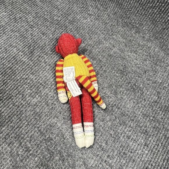 SEASONS Of Cannon Falls 12” SOCK MONKEY Red Yellow Magnetic Hands Feet Doll Toy - Picture 11 of 16